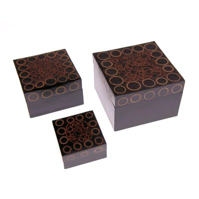 Fair Trade Cinnamon Wood Box Set » £13.99 - Fair Trade Product