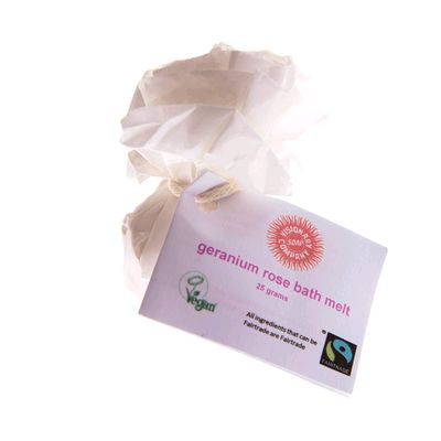 Fair Trade Geranium Rose Bath Melt » £1.45 - Fair Trade Product