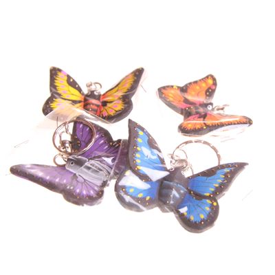 Fair Trade Butterfly Keyring » £1.50 - Fair Trade Keyrings & Mobile Charms