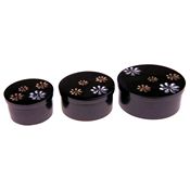 Fair Trade Floral Stone Boxes (Set of 3) » £7.99 - Fair Trade Boxes & Bowls