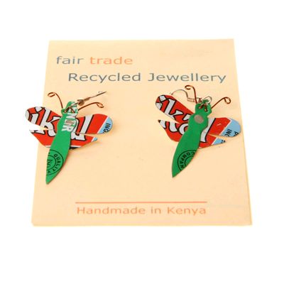 Fair Trade Dragonfly Earrings » £3.99 - Fair Trade Product