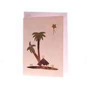 Fair Trade Christmas Banana Fibre Card - Palm Trees » £2.99 - Fair Trade Product
