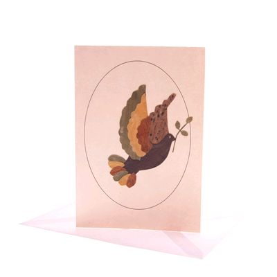 Fair Trade Christmas Banana Fibre Card - Dove of Peace » £2.99 - Fair Trade Christmas Gifts