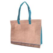 Fair Trade Jute Shopping Bag - Ribbon Design » £5.99 - Fair Trade Product