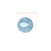 Fair Trade Turquoise Fish Card » £2.50 - Fair Trade Product
