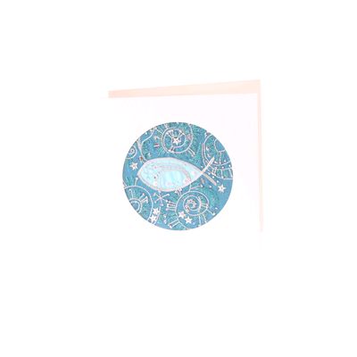 Fair Trade Turquoise Fish Card » £2.50 - Fair Trade Product