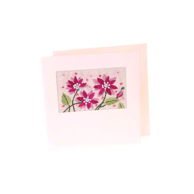 Fair Trade Purple Flowers Card » £2.50 - Fair Trade Product
