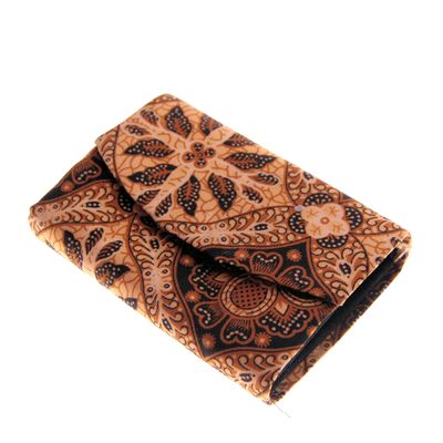 Fair Trade Batik Purse - Brown Floral » £2.99 - Fair Trade Product