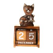Fair Trade Perpetual Cat and Kitten Calendar » £8.99 - Fair Trade Christmas Gifts