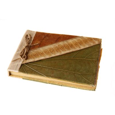 Fair Trade Small Leaf Notebook » £1.49 - Fair Trade Product