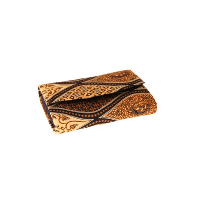 Fair Trade Batik Purse - Brown Waves » £2.99 - Fair Trade Product