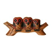 Fair Trade Owls on Perch » £17.99 - Fair Trade Wooden Carvings